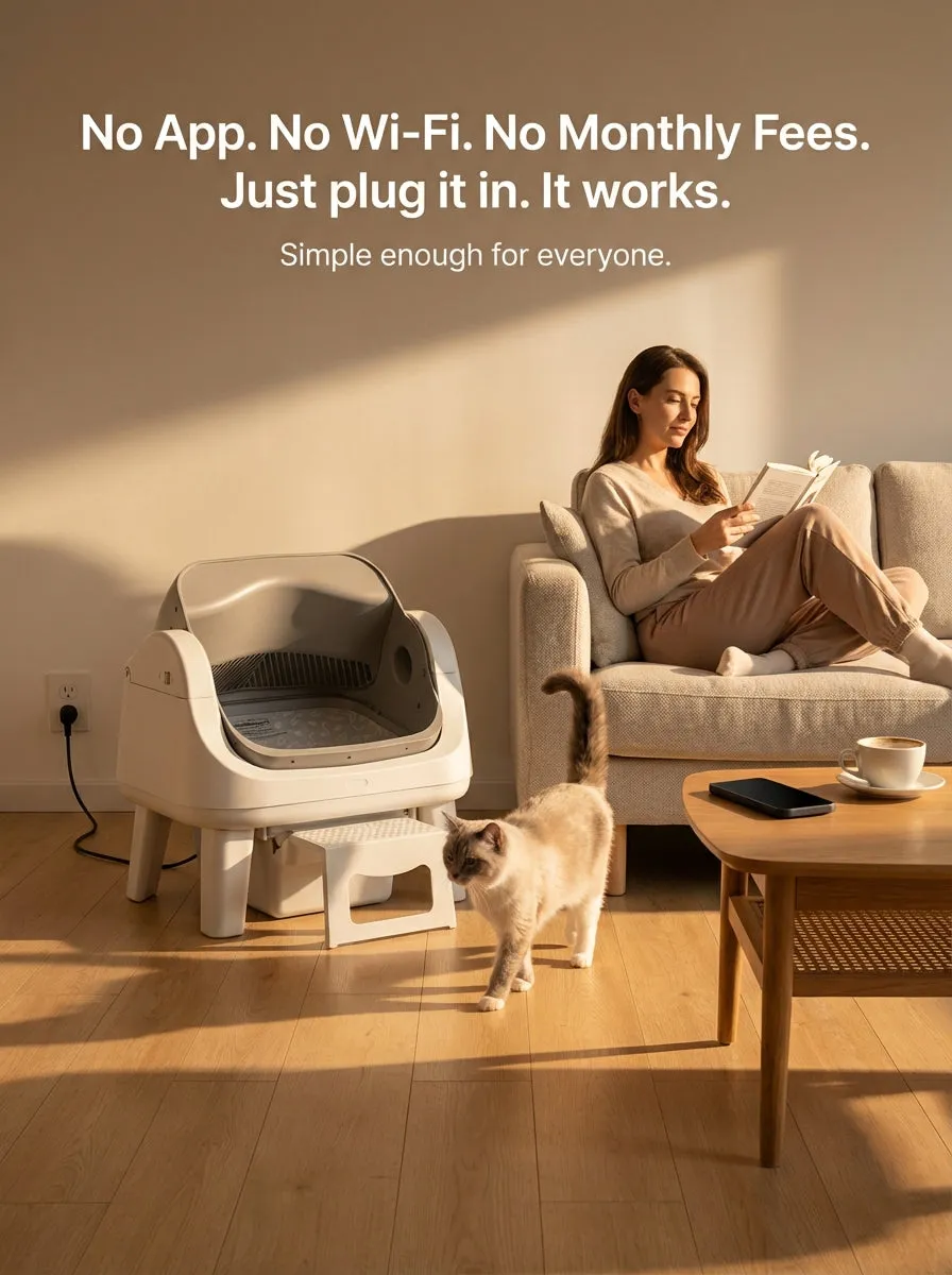 No app, no Wi-Fi, no monthly fees