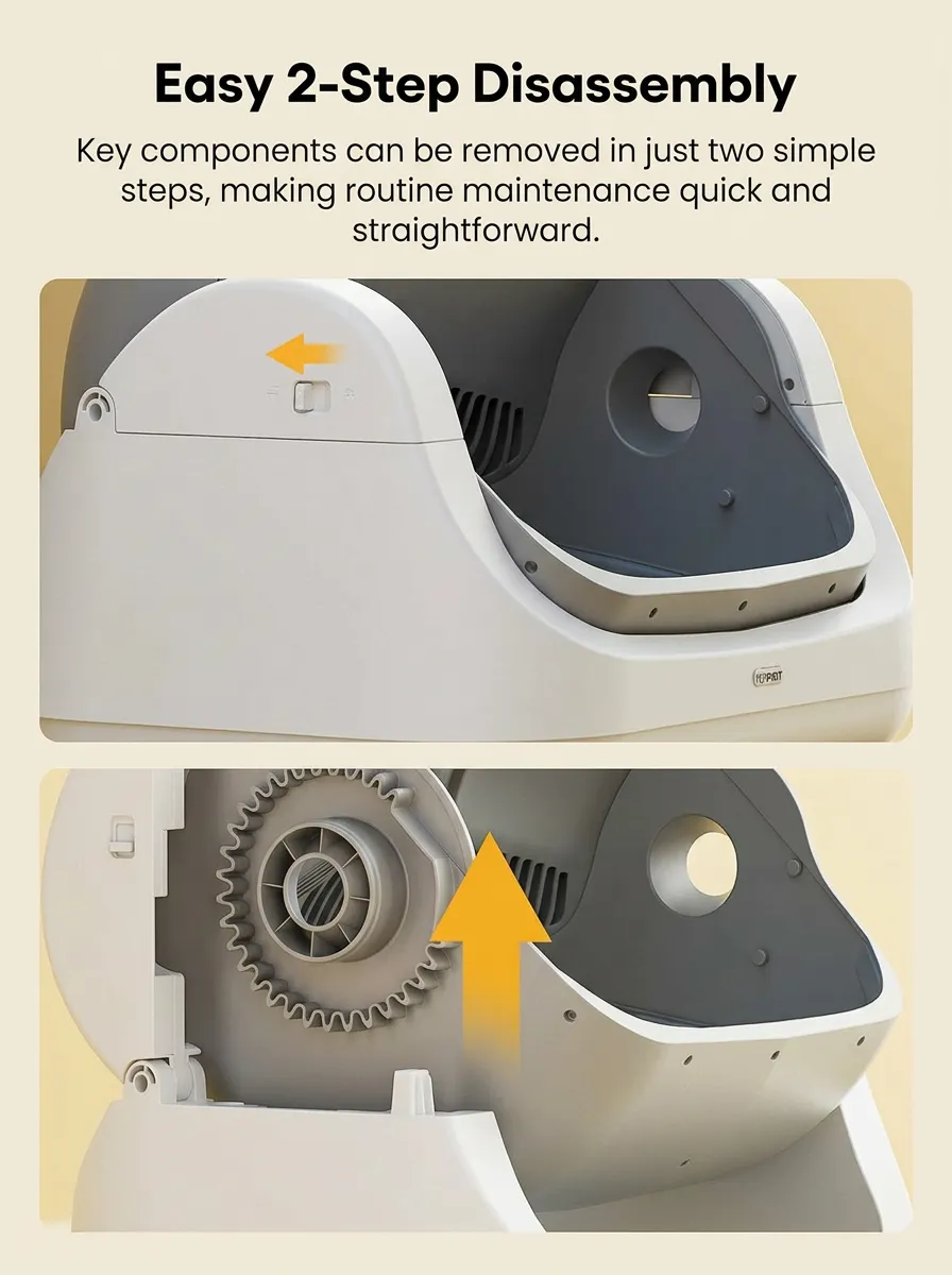 Easy 2-Step Disassembly